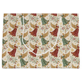 Vintage Christmas Angels Große Geschenktüte