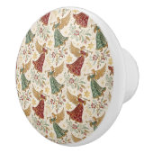 Vintage Christmas Angels  Keramikknauf (Rechts)