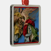 Vintage Christmas Angels Ornament Aus Metall (Rechts)