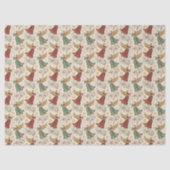 Vintage Christmas Angels Seidenpapier (Vorderseite)