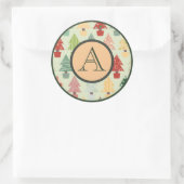 VINTAGE CHRISTMAS BAUM CUSTOM ERSTE Aufkleber (Tasche)