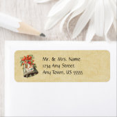 Vintage Christmas Bell Address Labels (Insitu)