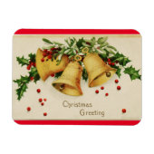 Vintage Christmas Bells Magnet (Horizontal)