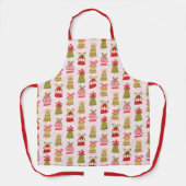 Vintage Christmas Bells Schürze (Vorderseite)
