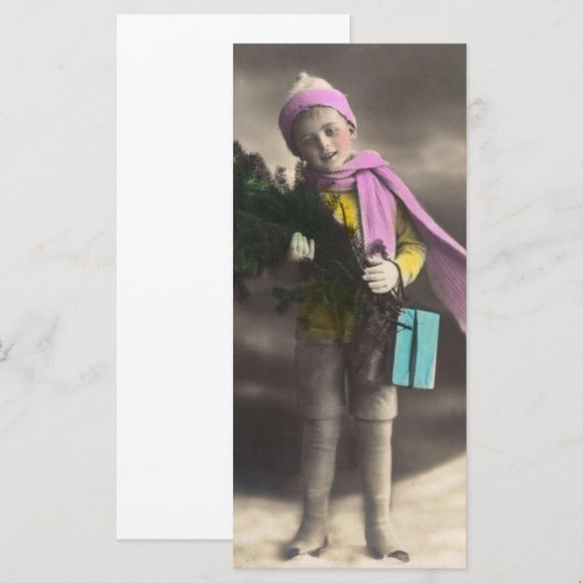 Vintage Christmas Boy (Vorne/Hinten)