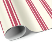 Vintage Christmas Candy Cane Wrapping Paper Geschenkpapier (Rolleneckpunkt)