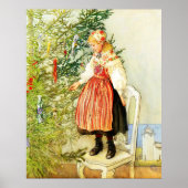Vintage Christmas Carl Larsson Schwedisch Poster (Vorne)