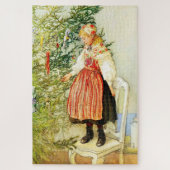 Vintage Christmas Carl Larsson Schwedisch Puzzle (Vertikal)