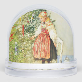 Vintage Christmas Carl Larsson Swedish Schneekugeln