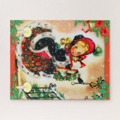Vintage Christmas Caroler Puzzle (Horizontal)