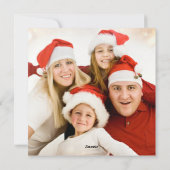 VINTAGE CHRISTMAS CHALKBOARD FOTO CARD FEIERTAGSKARTE (Rückseite)