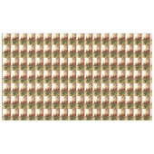 Vintage Christmas Cherub Tischdecke (Vorderseite (Horizontal))