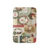 VINTAGE CHRISTMAS COLLAGE BADEMATTE (Vorderseite Vertikal)