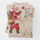 Vintage Christmas Collage Decoupage Geschenkpapier Set (Beispiel)