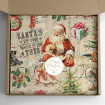 Vintage Christmas Collage Decoupage Seidenpapier<br><div class="desc">Weihnachts entweihten Papier Papiertaschentuch. Festliches Papiertaschentuch zum Verpacken Ihrer Weihnachtsgeschenke. Entworfen für Sie von BlackBerry Boulevard.</div>
