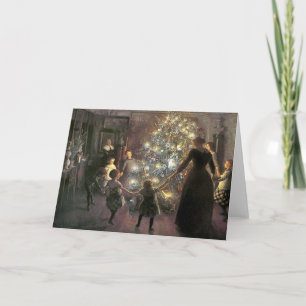 Vintage_Christmas_dance_Card Feiertagskarte