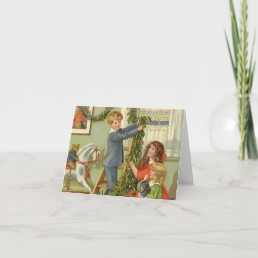 Vintage Christmas Danke (Vorderseite)