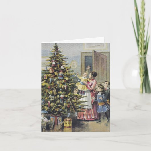 Vintage Christmas Danke (Vorderseite)