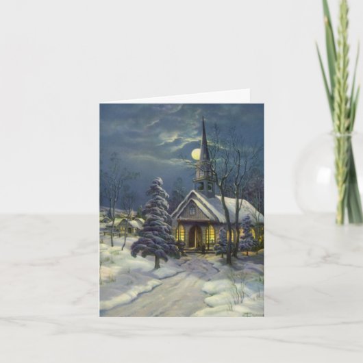 Vintage Christmas Danke (Vorderseite)