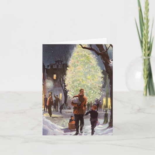 Vintage Christmas Danke (Vorderseite)