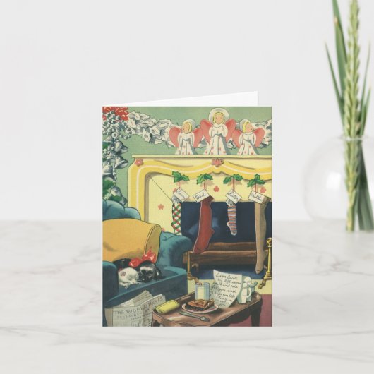 Vintage Christmas Danke (Vorderseite)