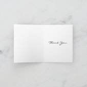 Vintage Christmas Danke Feiertagskarte (Innenseite)