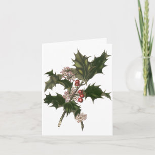 Vintage Christmas Danke Feiertagskarte