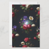 Vintage Christmas Deer Decoupage Art (Rückseite)