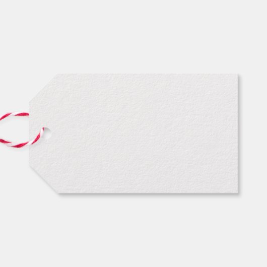 Vintage Christmas Diner Geschenkanhänger (Rückseite Horizontal)