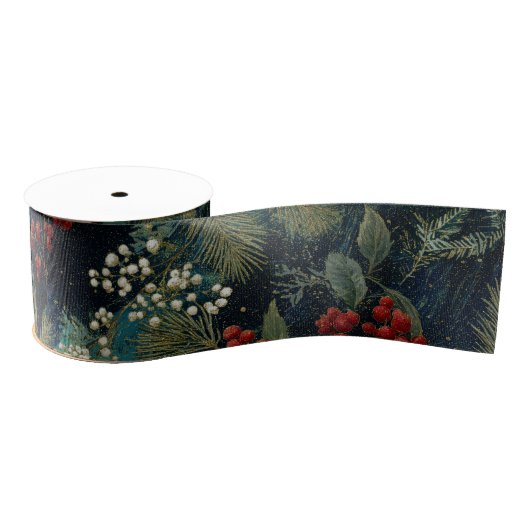 Vintage Christmas Elegant Sparkle II Ripsband (Spule)