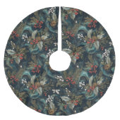 Vintage Christmas Elegant Sparkle Polyester Weihnachtsbaumdecke (Vorderseite)