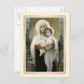 Vintage Christmas Feiertagspostkarte (Vorne/Hinten)