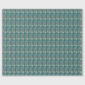 Vintage Christmas Geschenkpapier (Flach)