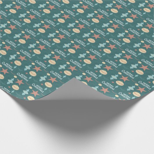 Vintage Christmas Geschenkpapier (Ecke)