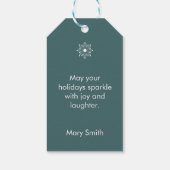 Vintage Christmas - Gift Cards Geschenkanhänger (Rückseite)