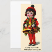 Vintage Christmas Girl (Vorne/Hinten)