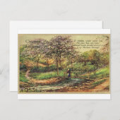 Vintage Christmas Greetings Postcard Postkarte (Vorne/Hinten)