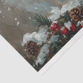 Vintage Christmas Horse Pony Decoupage Seidenpapier (Ausschnitt)