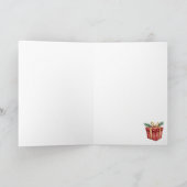 Vintage Christmas Illustration Karte (Innenseite)