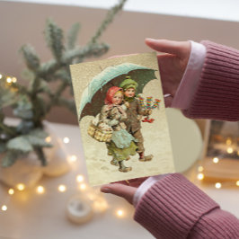 Vintage Christmas Jenny Nyström Schwedisch Feiertagspostkarte