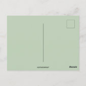 Vintage Christmas Joys Winter Szene Postkarte (Rückseite)