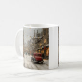 Vintage Christmas Kaffeetasse (Vorderseite Links)
