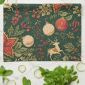 Vintage Christmas - Kitchen Towels    Geschirrtuch (Gefaltet)
