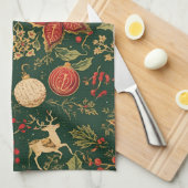 Vintage Christmas - Kitchen Towels    Geschirrtuch (Viertel Falte)