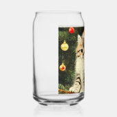 Vintage Christmas Kitten Dosenglas (Rechts)