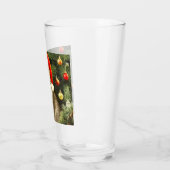Vintage Christmas Kitten Glas (Links)