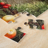 Vintage Christmas Kitten Puzzle (Seite)