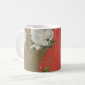 Vintage Christmas Kittens Tasse (Vorderseite Links)