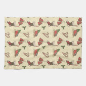 Vintage Christmas Küchentuch (Horizontal)
