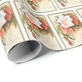 Vintage Christmas Lilly Geschenkpapier (Rolleneckpunkt)